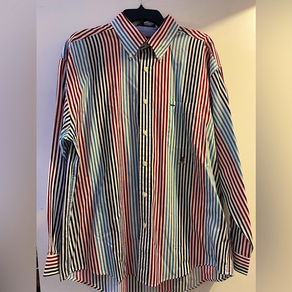 Men's Vintage Tommy Hilfiger Button Down Shirt Size XL